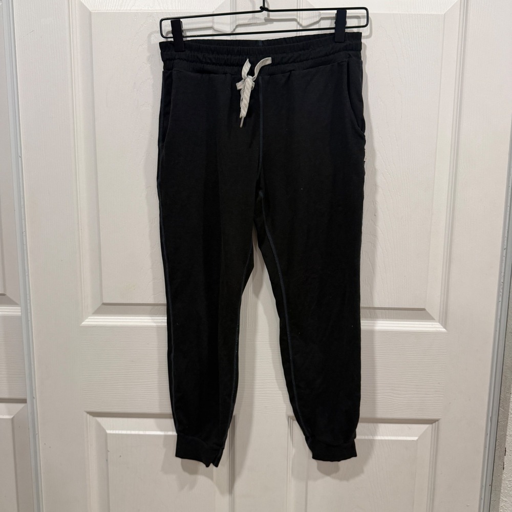 Vuori Performance Jogger Black VW303 Women XS Tapered Sweatpants Drawstring
